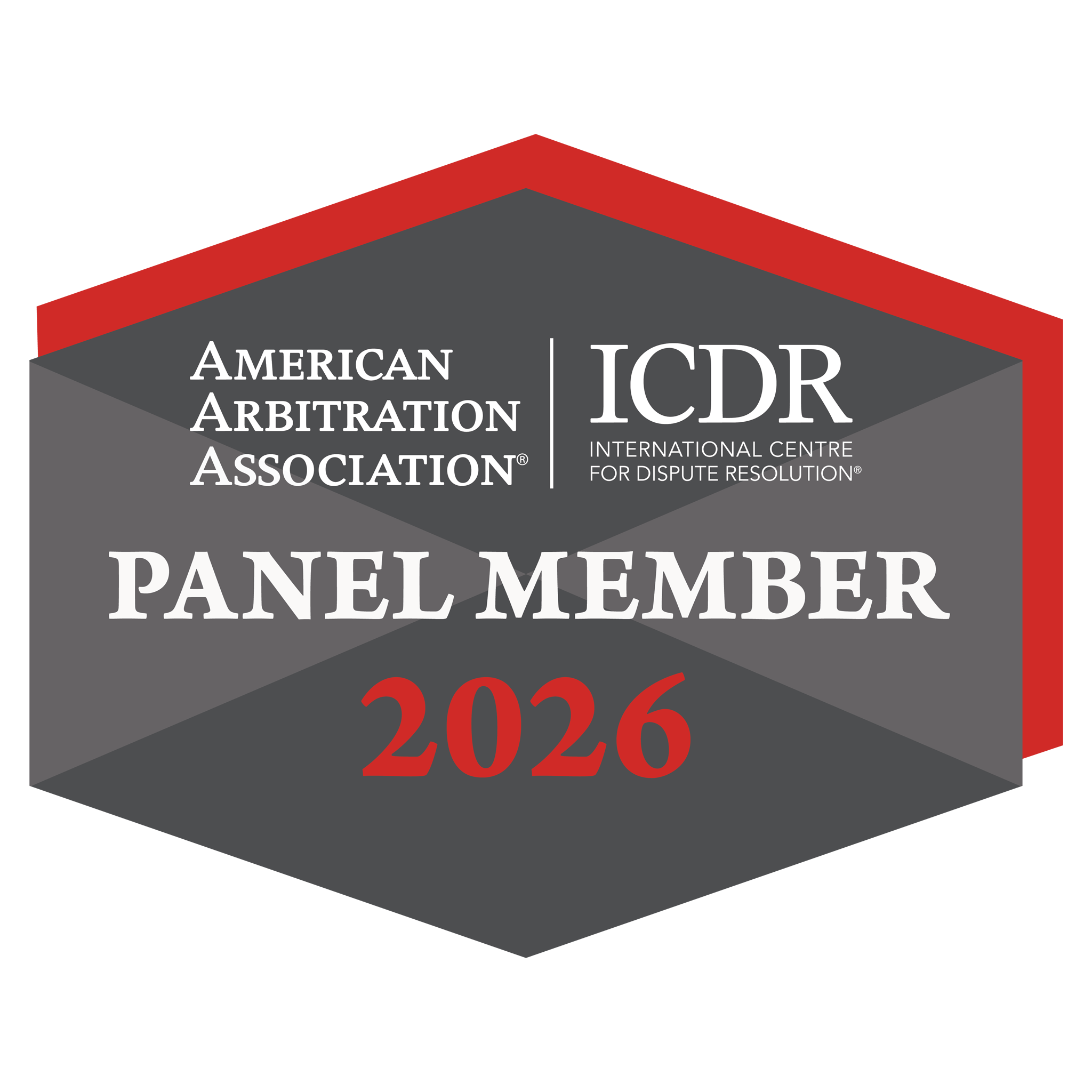 American Arbitration Association - Panel Member 2026