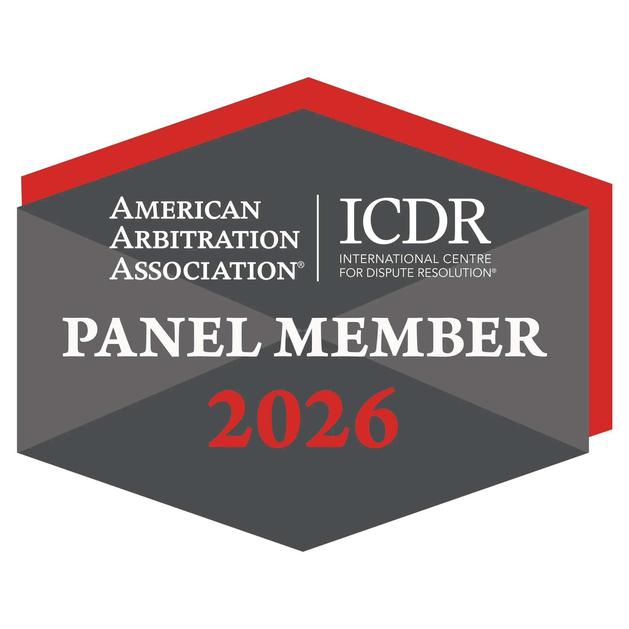 American Arbitration Association - Panel Member 2026